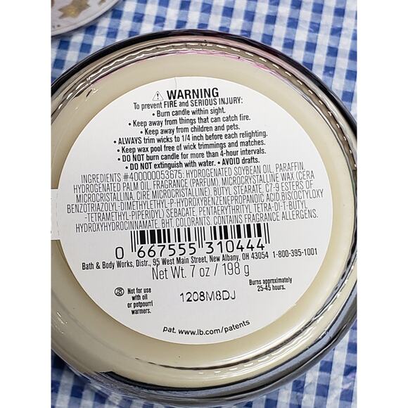 BBW Merry Cookie Single Wick Candles 2 Total Home Fragrance Decor - Picture 2 of 2